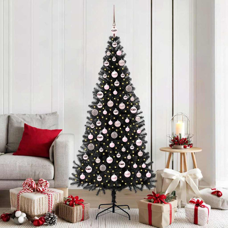 Vidaxl kerstboom zwart 180 cm pvc