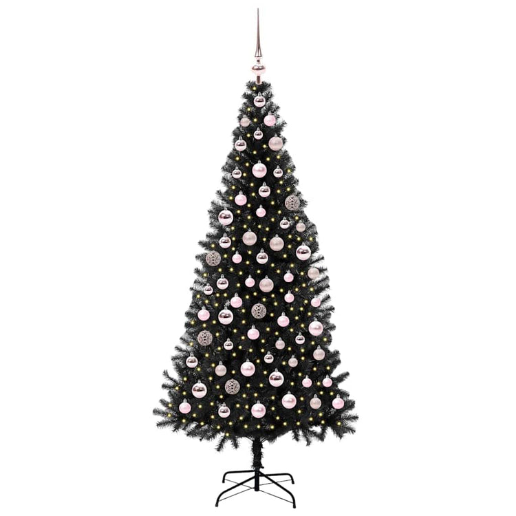 Vidaxl kerstboom zwart 180 cm pvc