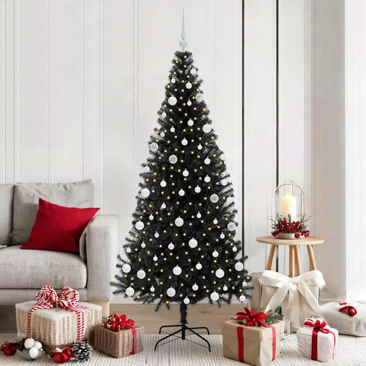 Vidaxl kerstboom zwart 180 cm pvc