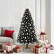 Vidaxl kerstboom zwart 180 cm pvc