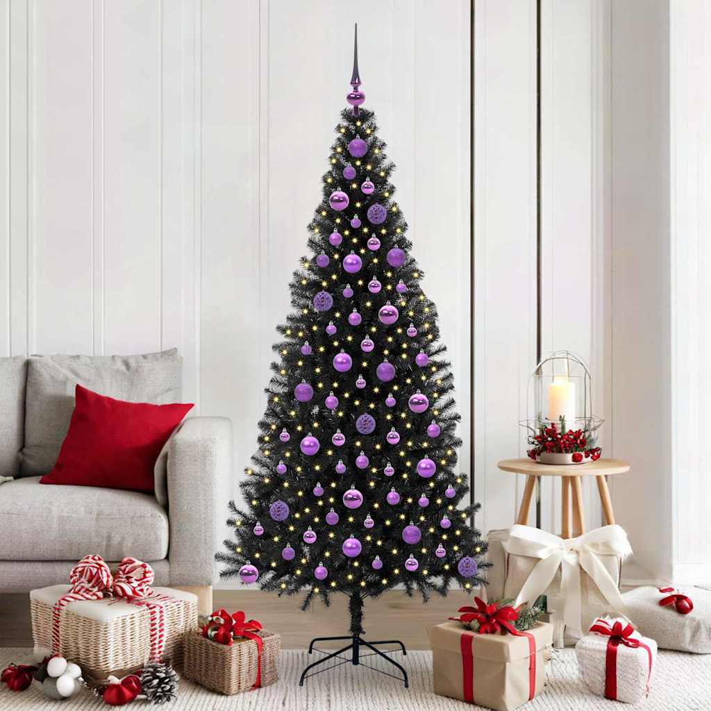 Vidaxl kerstboom zwart 180 cm pvc