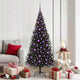 Vidaxl kerstboom zwart 180 cm pvc