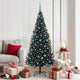 Vidaxl kerstboom zwart 180 cm pvc