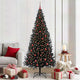 Vidaxl kerstboom zwart 210 cm pvc
