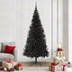 Vidaxl kerstboom zwart 210 cm pvc