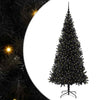 Vidaxl kerstboom met 300 led met standaard zwart 210 cm pvc