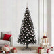 Vidaxl kerstboom zwart 210 cm pvc