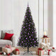 Vidaxl kerstboom zwart 210 cm pvc