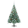 Vidaxl kunstkerstboom met 150 led groen 150 cm pvc en staal