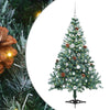 Vidaxl kunstkerstboom met 150 led groen 150 cm pvc en staal