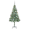 Vidaxl kunstkerstboom met 300 led groen 180 cm pvc en staal