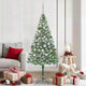 Vidaxl kunstkerstboom groen 180 cm pvc en staal