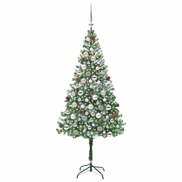 Vidaxl kunstkerstboom groen 180 cm pvc en staal