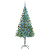 Vidaxl kunstkerstboom met 300 led groen 180 cm pvc en staal