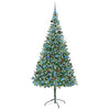 Vidaxl kunstkerstboom met 300 led groen 210 cm pvc en staal