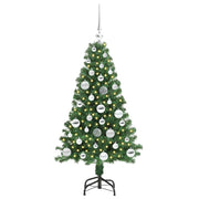 Vidaxl kunstkerstboom groen 120 cm pvc en staal en kunststof - afbeelding 3