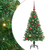 Vidaxl kunstkerstboom groen 120 cm pvc en staal en kunststof