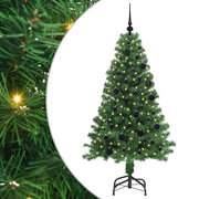 Vidaxl kunstkerstboom groen 150 cm pvc en staal en kunststof - afbeelding 2