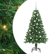Vidaxl kunstkerstboom groen 150 cm pvc en staal en kunststof - afbeelding 2