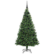 Vidaxl kunstkerstboom groen 180 cm pvc en staal en kunststof - afbeelding 3