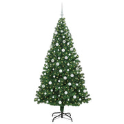 Vidaxl kunstkerstboom groen 180 cm pvc en staal en kunststof - afbeelding 3