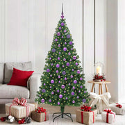 Vidaxl kunstkerstboom groen 180 cm pvc en staal en kunststof - afbeelding 1