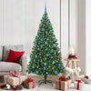 Vidaxl kunstkerstboom groen 180 cm pvc en staal en kunststof