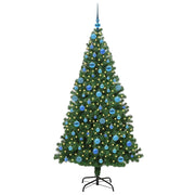 Vidaxl kunstkerstboom groen 180 cm pvc en staal en kunststof - afbeelding 3