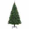 Vidaxl kunstkerstboom groen 240 cm pvc en staal en kunststof