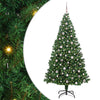 Vidaxl kunstkerstboom groen 240 cm pvc en staal en kunststof