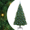 Vidaxl kunstkerstboom groen 240 cm pvc en staal en kunststof