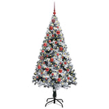 Vidaxl kunstkerstboom met 150 led wit 150 cm pvc en staal en kunststof - afbeelding 3