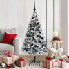 Vidaxl kunstkerstboom met 150 led wit 150 cm pvc en staal en kunststof