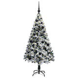 Vidaxl kunstkerstboom met 150 led wit 150 cm pvc en staal en kunststof - afbeelding 3