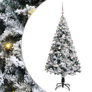 Vidaxl kunstkerstboom met 150 led wit 150 cm pvc en staal en kunststof - afbeelding 2