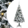 Vidaxl kunstkerstboom met 150 led wit 150 cm pvc en staal en kunststof