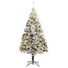 Vidaxl kunstkerstboom met 300 led wit 180 cm pvc en staal en kunststof
