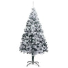 Vidaxl kunstkerstboom met 300 led wit 180 cm pvc en staal en kunststof