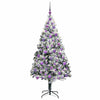 Vidaxl kunstkerstboom met 300 led wit 180 cm pvc en staal en kunststof