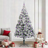 Vidaxl kunstkerstboom met 300 led wit 240 cm pvc en staal en kunststof
