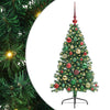 Vidaxl kunstmatig voorverlicht kerstboom met 150 led groen 120 cm pvc