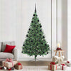 Vidaxl kunstmatig voorverlicht kerstboom met 300 led groen 210 cm pvc
