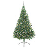 Vidaxl kunstmatig voorverlicht kerstboom met 300 led groen 240 cm pvc