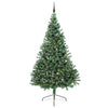 Vidaxl kunstmatig voorverlicht kerstboom met 300 led groen 240 cm pvc