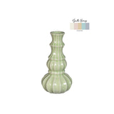 Ideas 4 seasons vaas delphi ø9xh16,9cm linde groen - afbeelding 1