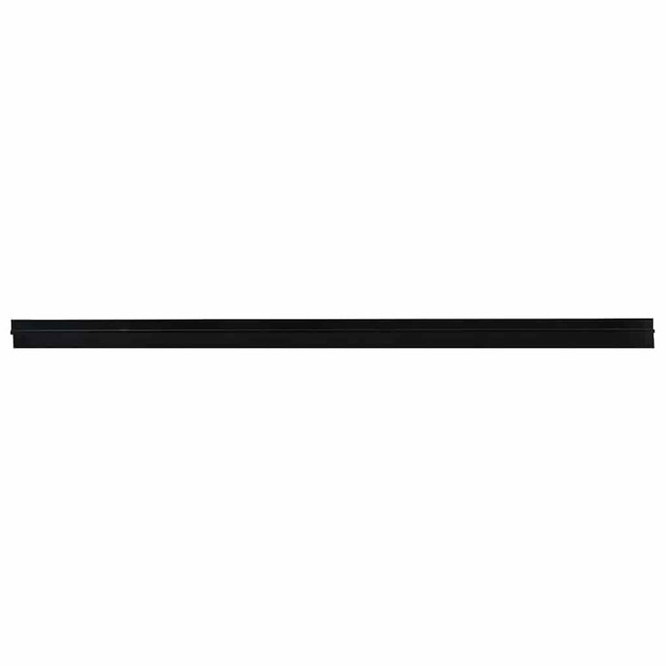 Vidaxl zelfklevende deurborstels 6 st zwart 100 cm aluminium legering