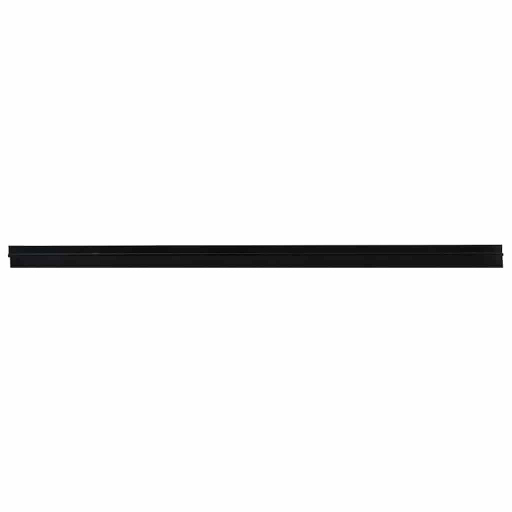 Vidaxl zelfklevende deurborstels 12 pcs zwart 100 cm