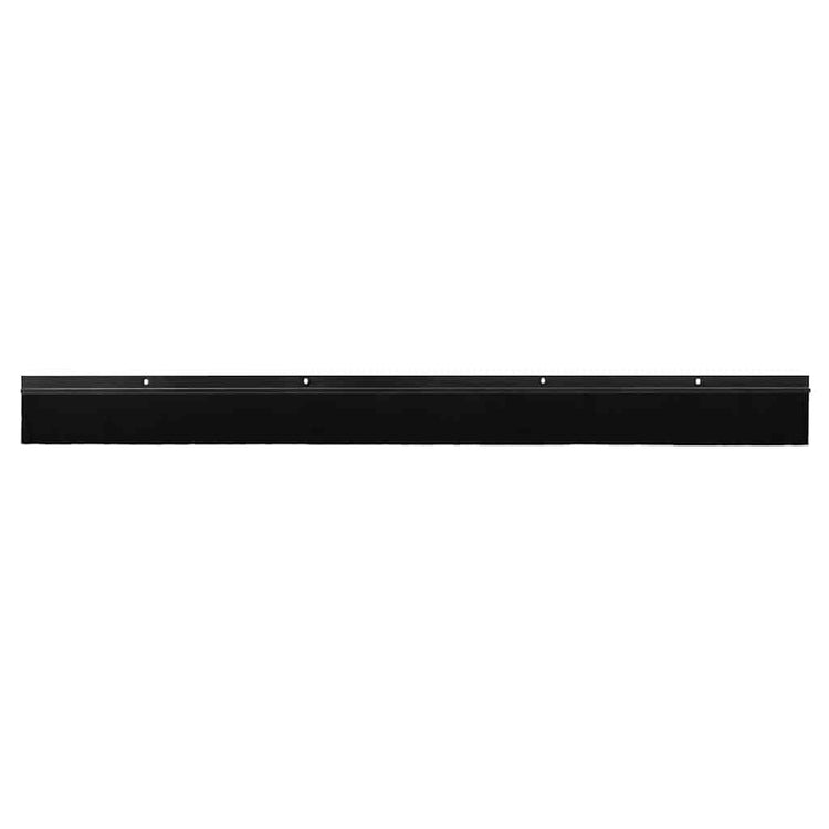 Vidaxl schroefbare deurborstelafsluitingen 12 pcs zwart 100 cm