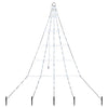 Vidaxl led kerstboom met grondspiesjes koudwit 182 cm metaal