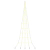 Vidaxl led kerstboom met grondspiesjes warmwit 511 cm metaal